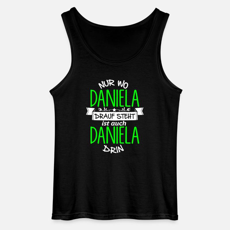 DANIELA die Echte - Gildan Männer Tank Top - Schwarz