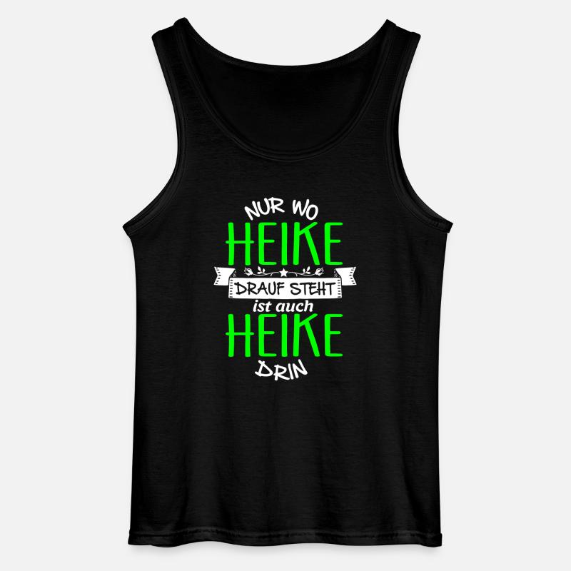 HEIKE die Echte - Gildan Männer Tank Top - Schwarz