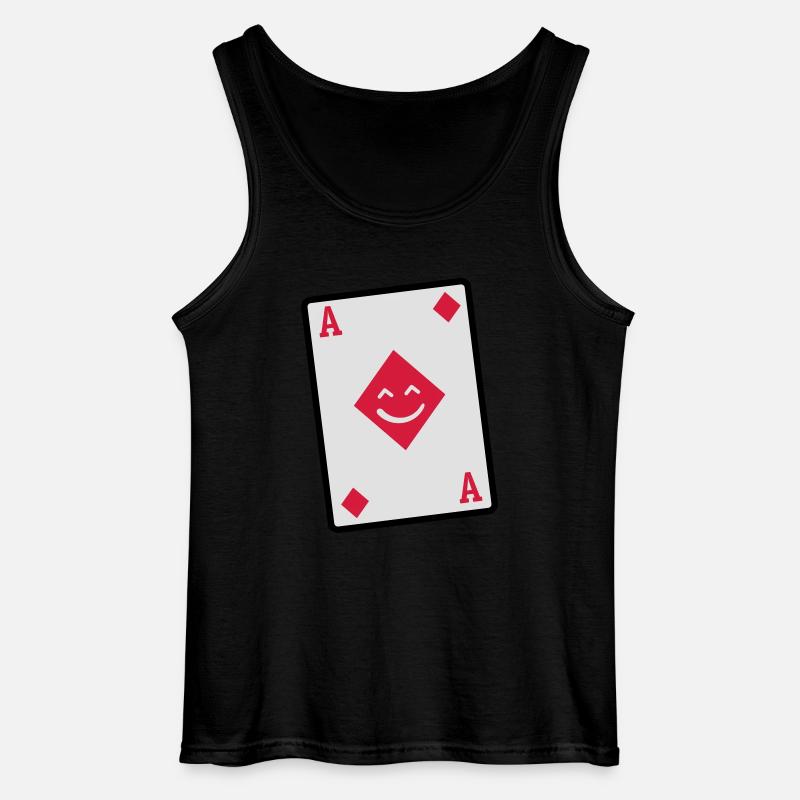 as karo - Gildan Männer Tank Top - Schwarz