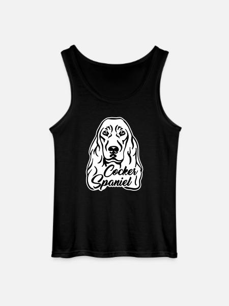 Cocker Spaniel - Gildan Männer Tank Top - Schwarz