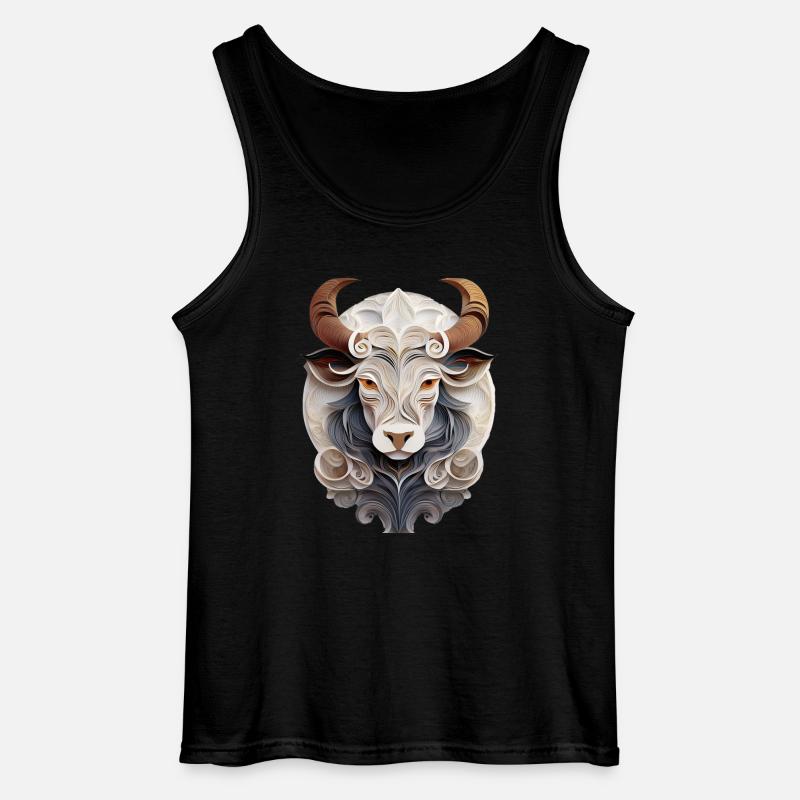 Sternzeichen Stier - Gildan Männer Tank Top - Schwarz
