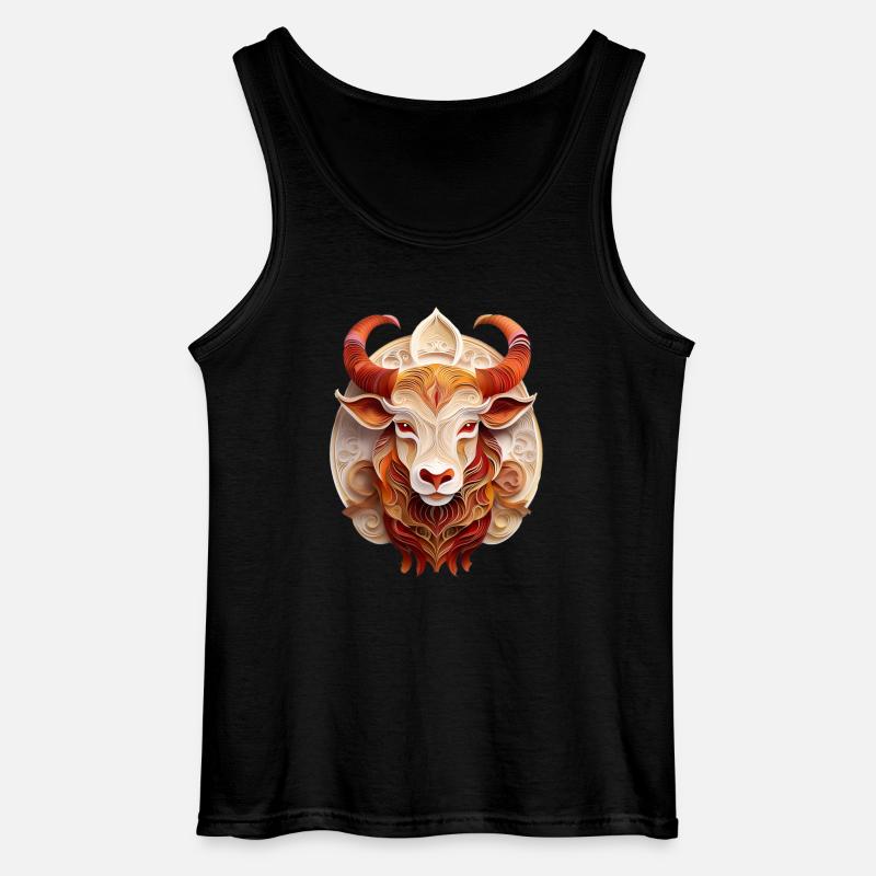 Sternzeichen Stier - Gildan Männer Tank Top - Schwarz