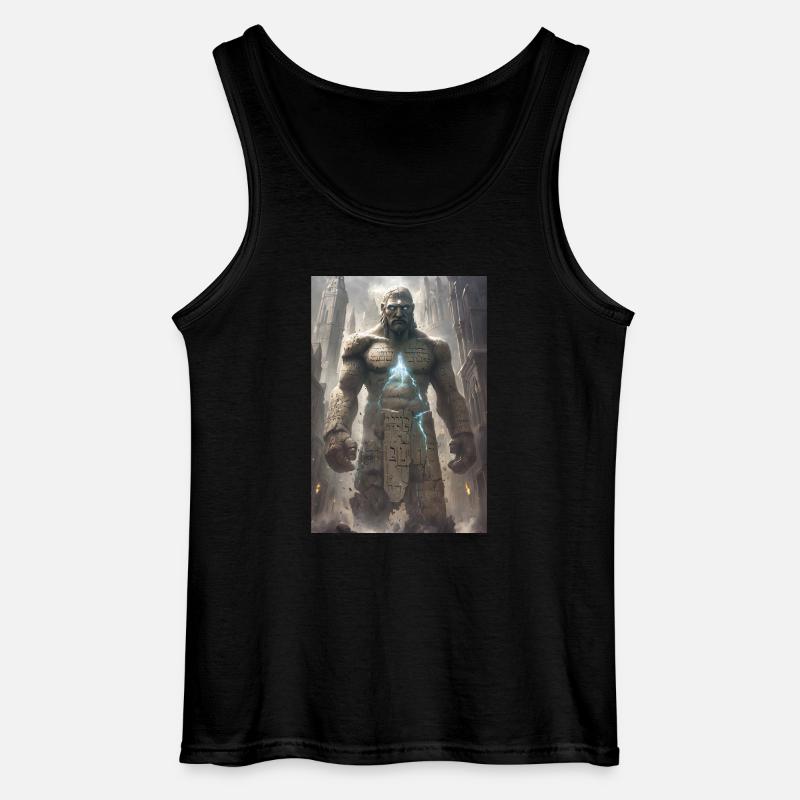 Golem jüdisch Judentum Geschenk - Gildan Männer Tank Top - Schwarz