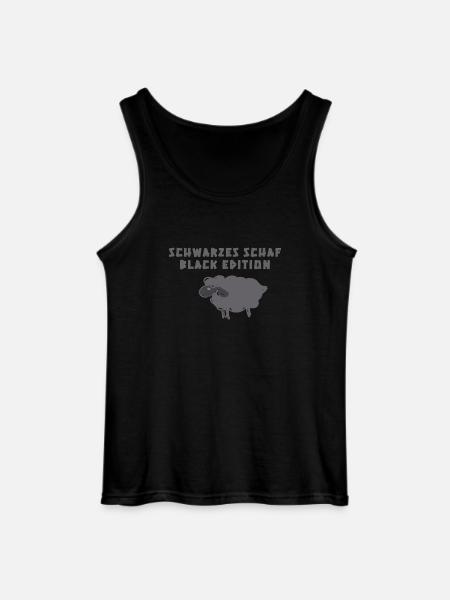 Black Sheep, Sheep, illustration - Gildan Men’s Tank Top - black