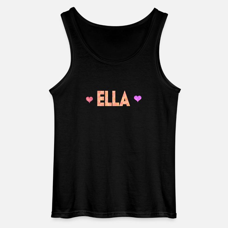 Ella - Gildan Männer Tank Top - Schwarz