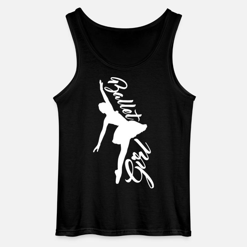 Ballettmädchen - Gildan Männer Tank Top - Schwarz