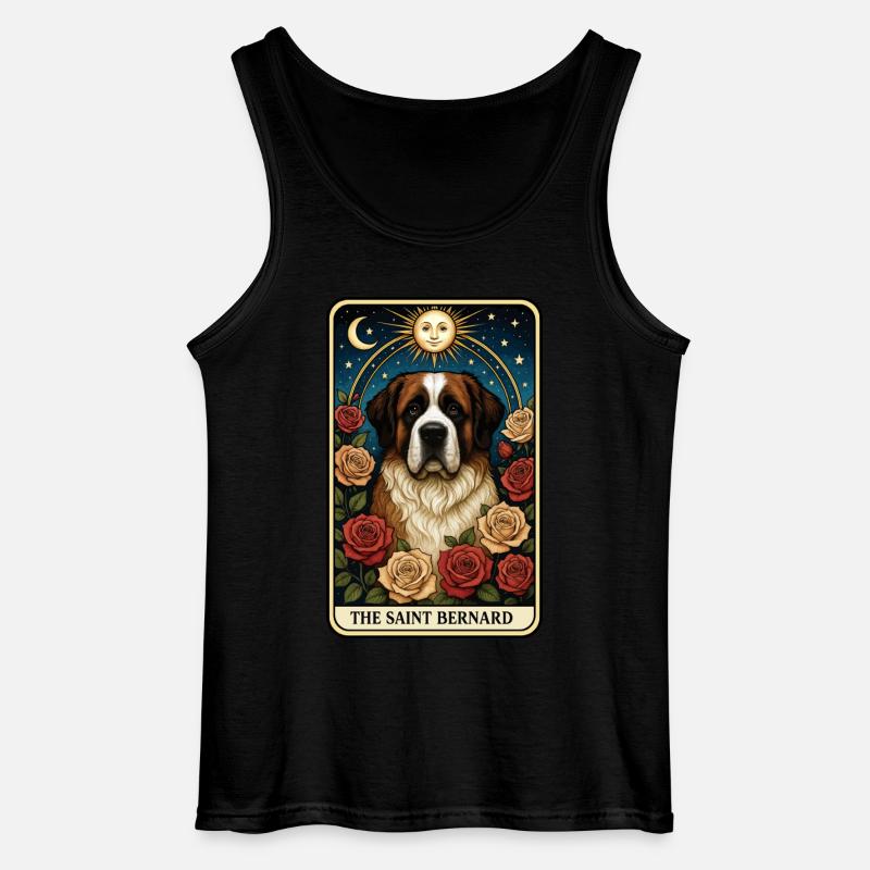 Bernhardiner - Gildan Männer Tank Top - Schwarz
