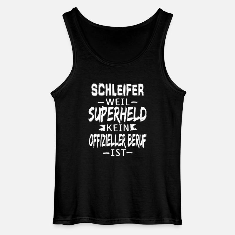 SCHLEIFER - Gildan Männer Tank Top - Schwarz