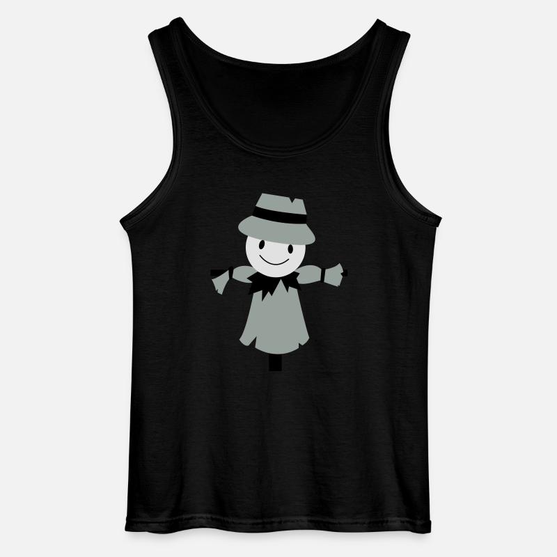vogelscheuche - Gildan Männer Tank Top - Schwarz