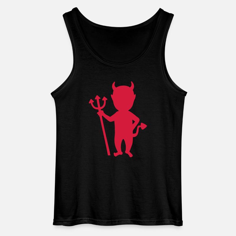 Teufel - Gildan Männer Tank Top - Schwarz