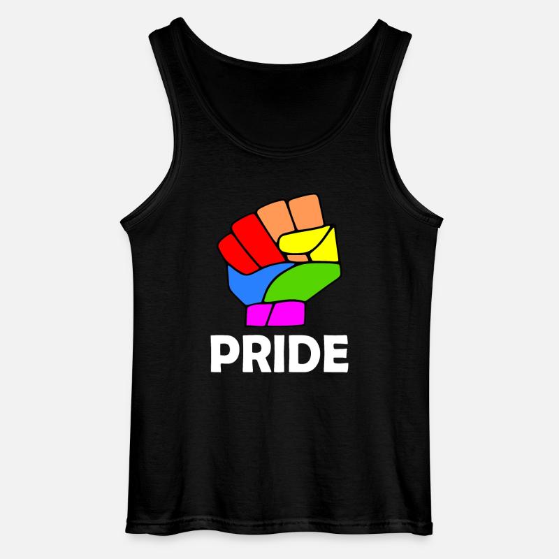 Pride - Gildan Männer Tank Top - Schwarz