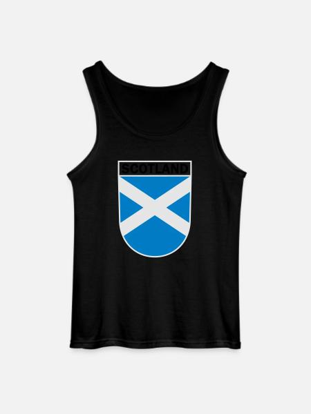 Scotland Wappen - Gildan Männer Tank Top - Schwarz