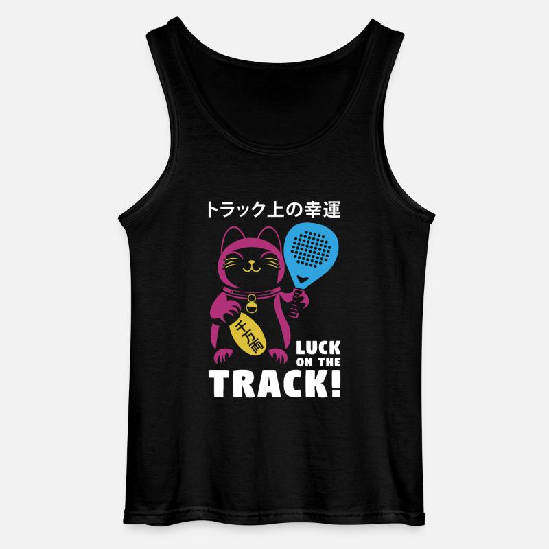Glücklicher Schläger - Gildan Männer Tank Top - Schwarz