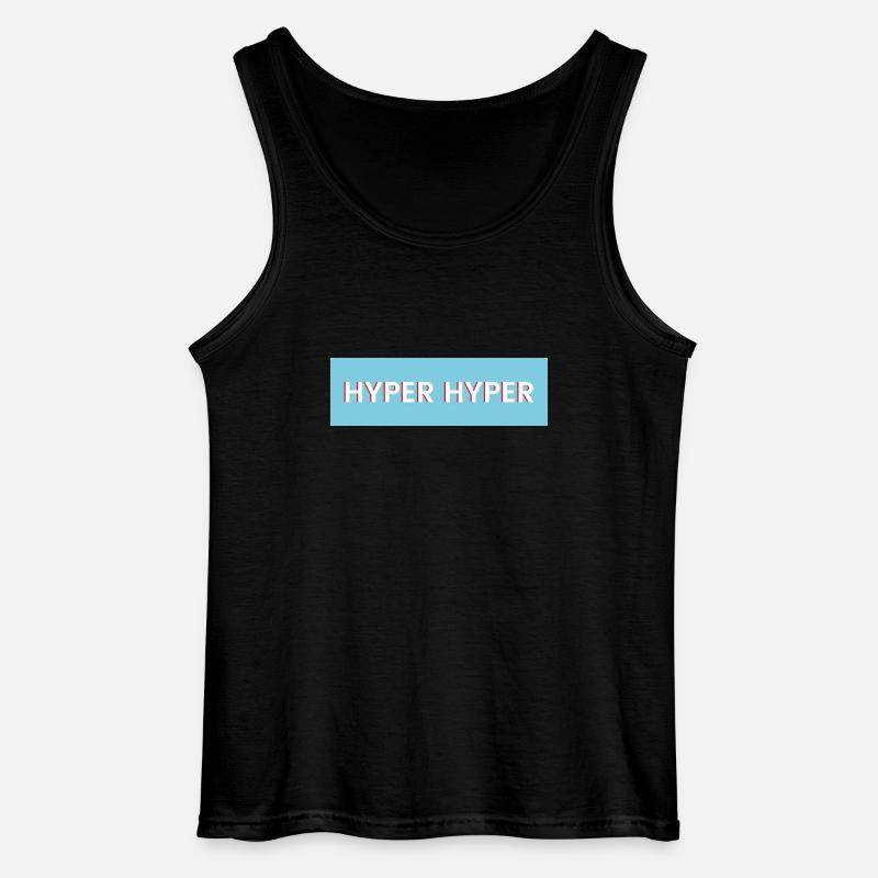 HYPER HYPER - Gildan Men’s Tank Top - black
