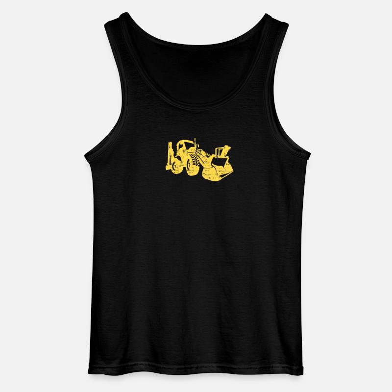 Baggerfahrer Radlader Bagger - Gildan Männer Tank Top - Schwarz