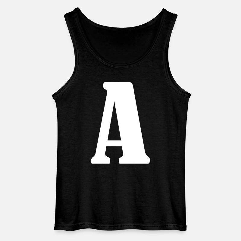 A - Gildan Männer Tank Top - Schwarz