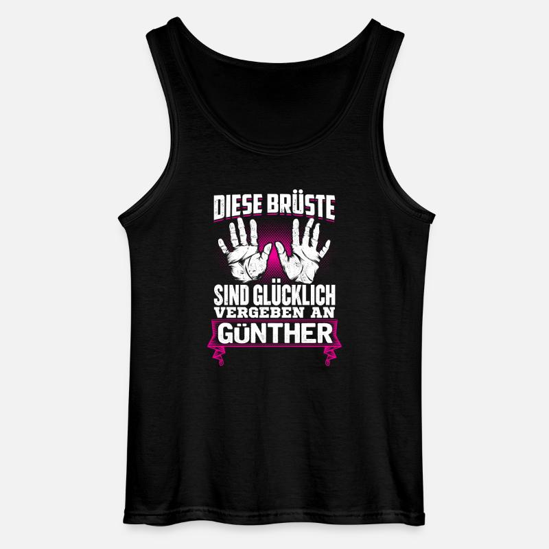 GÜNTHER - Brüste - Gildan Männer Tank Top - Schwarz