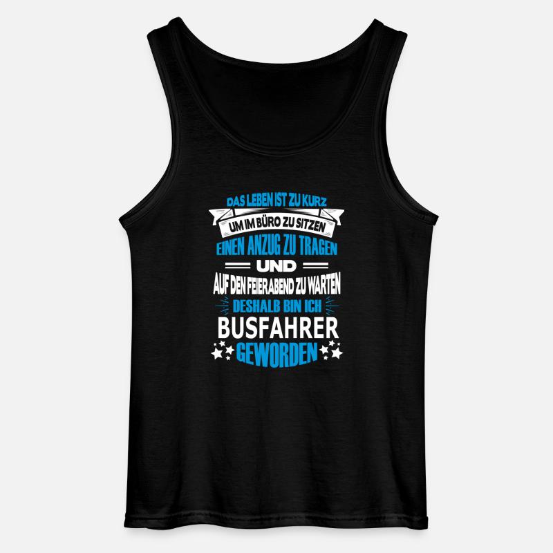 busfahrer - Gildan Männer Tank Top - Schwarz