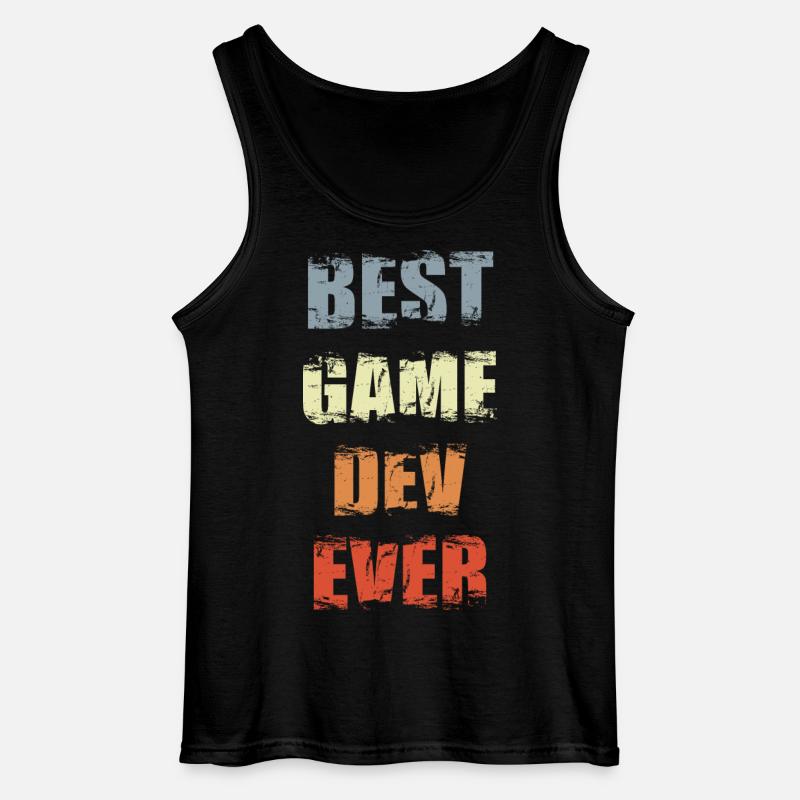 Motivation Spieleentwicklung - Gildan Männer Tank Top - Schwarz