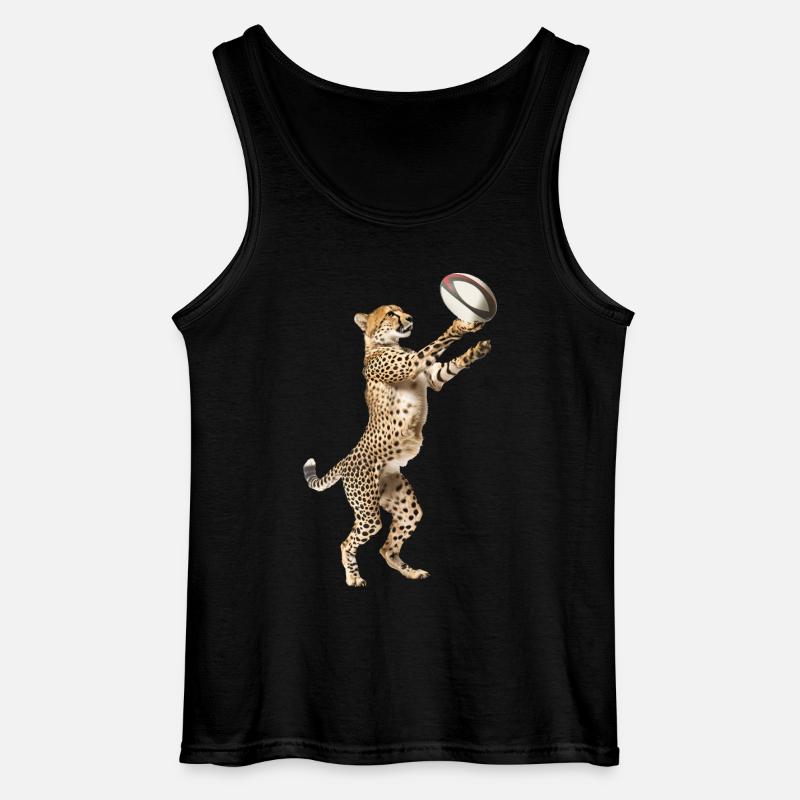 Gepard - Gildan Männer Tank Top - Schwarz