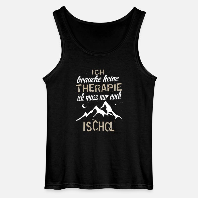 Ischgl - Gildan Männer Tank Top - Schwarz