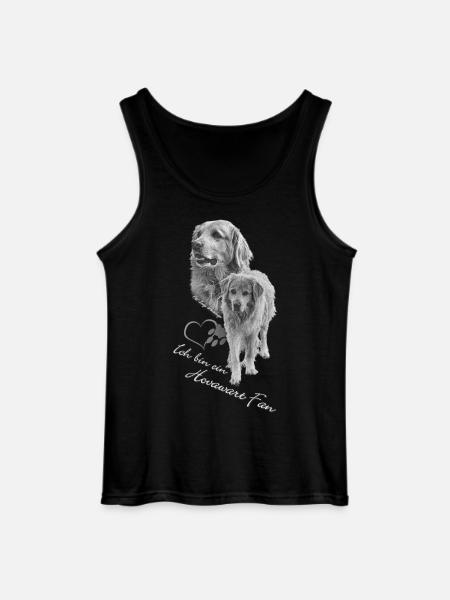 Hovawart-s-w - Gildan Männer Tank Top - Schwarz