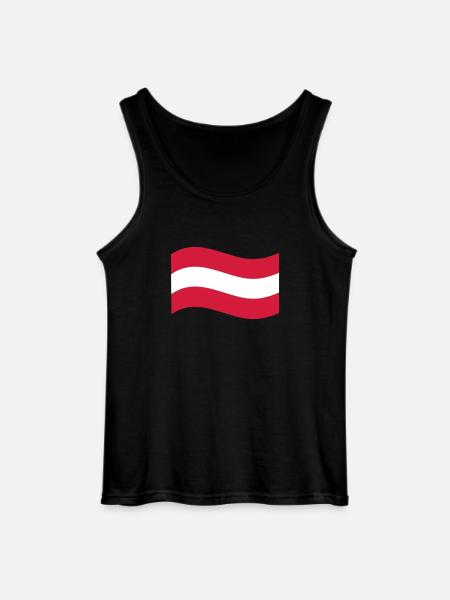 Austria - Österreich Fahne - Gildan Men’s Tank Top - black
