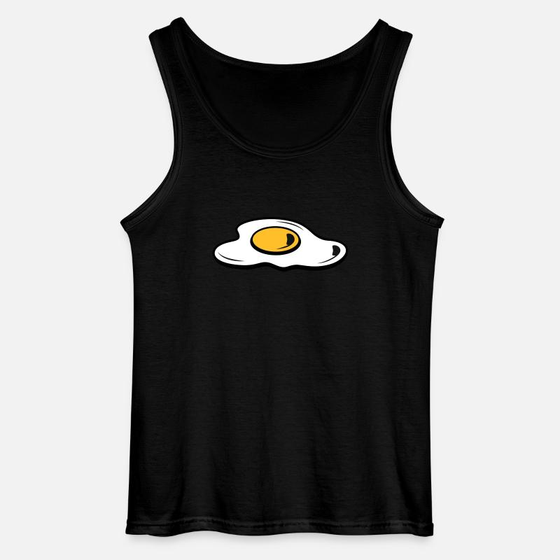 Ein Spiegelei - Gildan Männer Tank Top - Schwarz