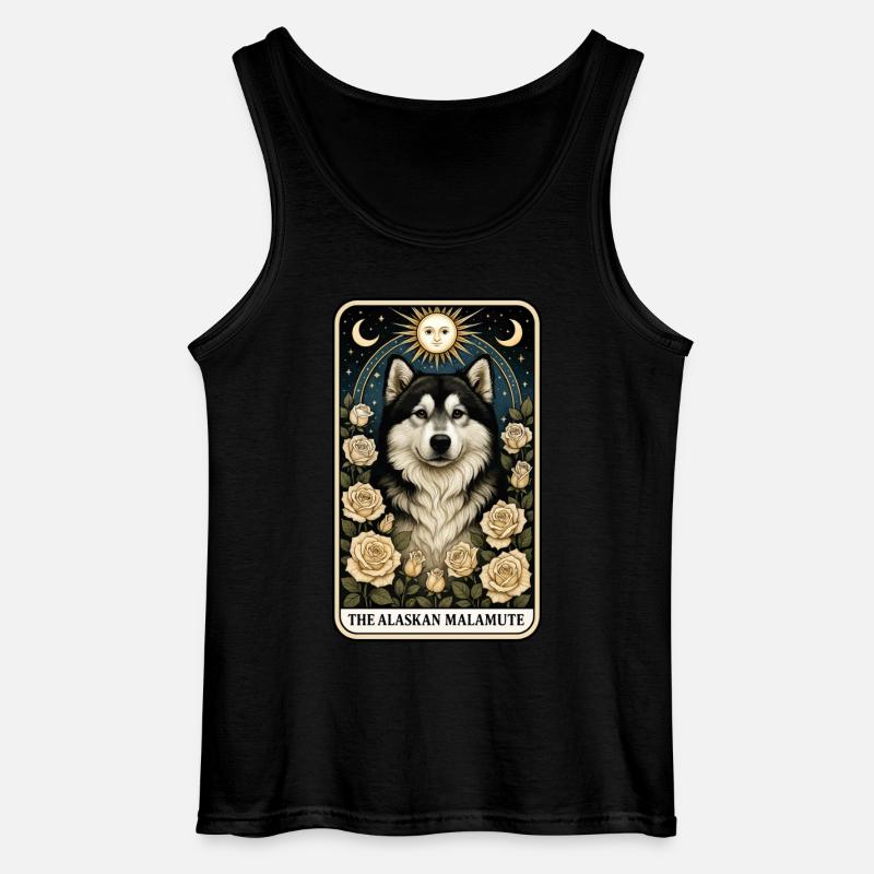 Alaskan Malamute - Gildan Männer Tank Top - Schwarz