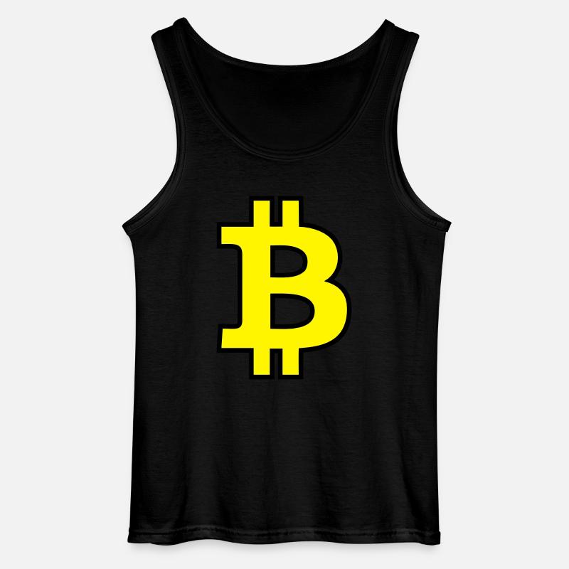 Bitcoin Satoshi Nakamoto - Gildan Männer Tank Top - Schwarz