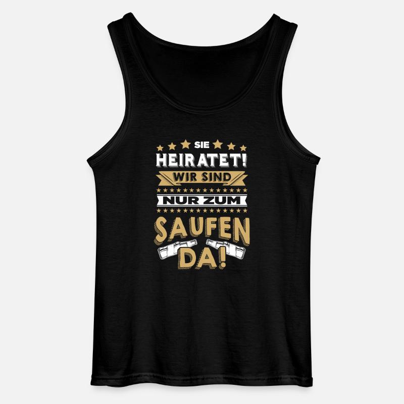 jga - Gildan Männer Tank Top - Schwarz
