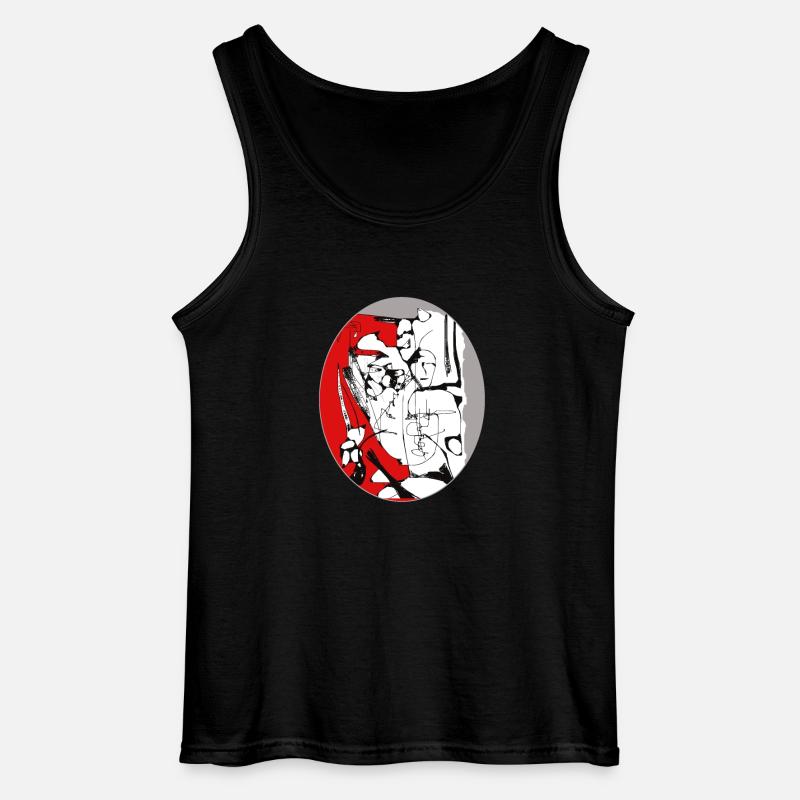 Freiheit der Interpretation 4 - Gildan Männer Tank Top - Schwarz
