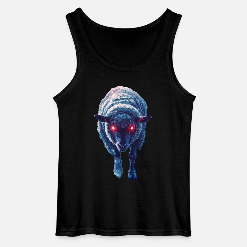 Schaf - Gildan Männer Tank Top - Schwarz