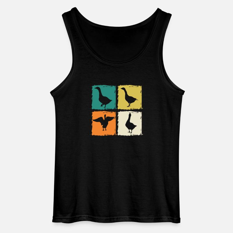 Gans - Gildan Männer Tank Top - Schwarz