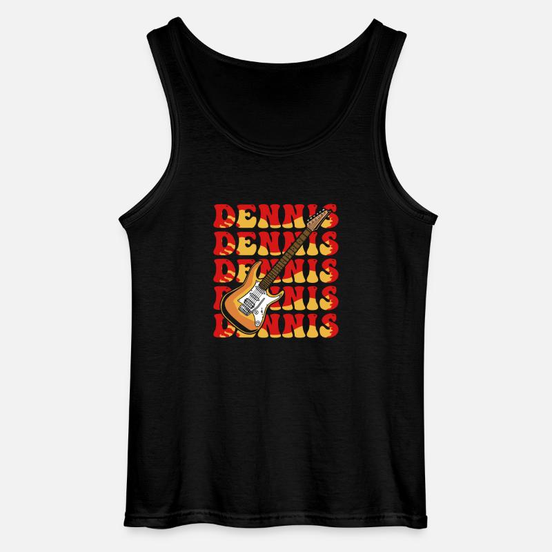 Dennis - Gildan Männer Tank Top - Schwarz