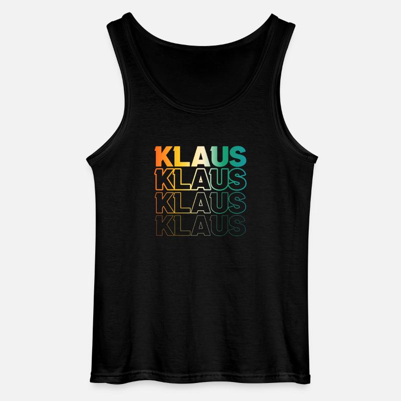 Klaus - Gildan Männer Tank Top - Schwarz