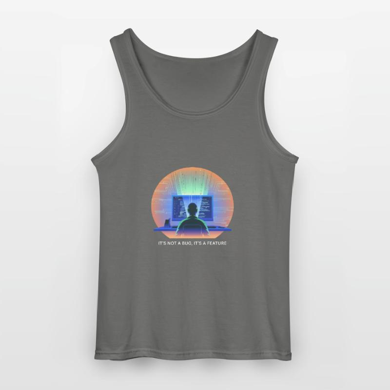 its not a bug its a feature Programmierer Software Gildan Männer Tank Top