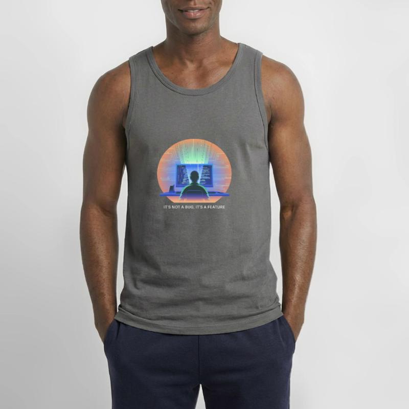 its not a bug its a feature Programmierer Software Gildan Männer Tank Top
