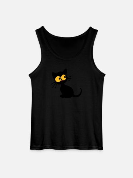 Black Kitten - Gildan Men’s Tank Top - black