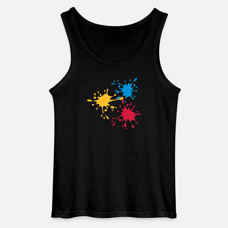 Farbe - Gildan Männer Tank Top - Schwarz