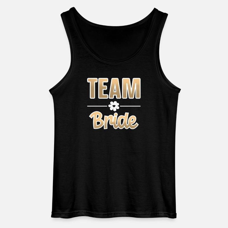Team Bride - Gildan Männer Tank Top - Schwarz