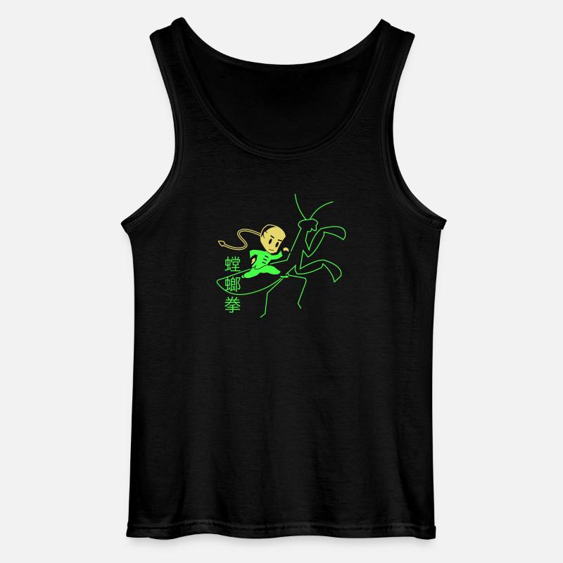 Mantisstyle - Gildan Männer Tank Top - Schwarz