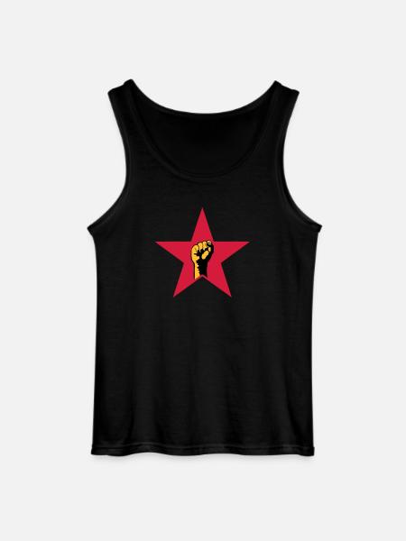 revolution star - Gildan Men’s Tank Top - black