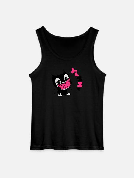 Eule yumyum - Gildan Männer Tank Top - Schwarz