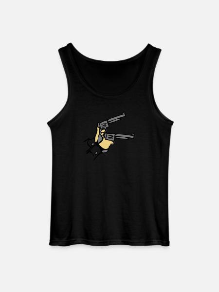 Weapons pistols hands dell - Gildan Men’s Tank Top - black