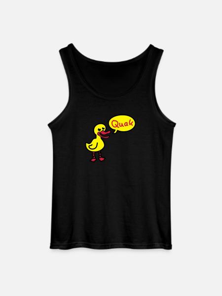 Quack - Duck 3 - Gildan Men’s Tank Top - black