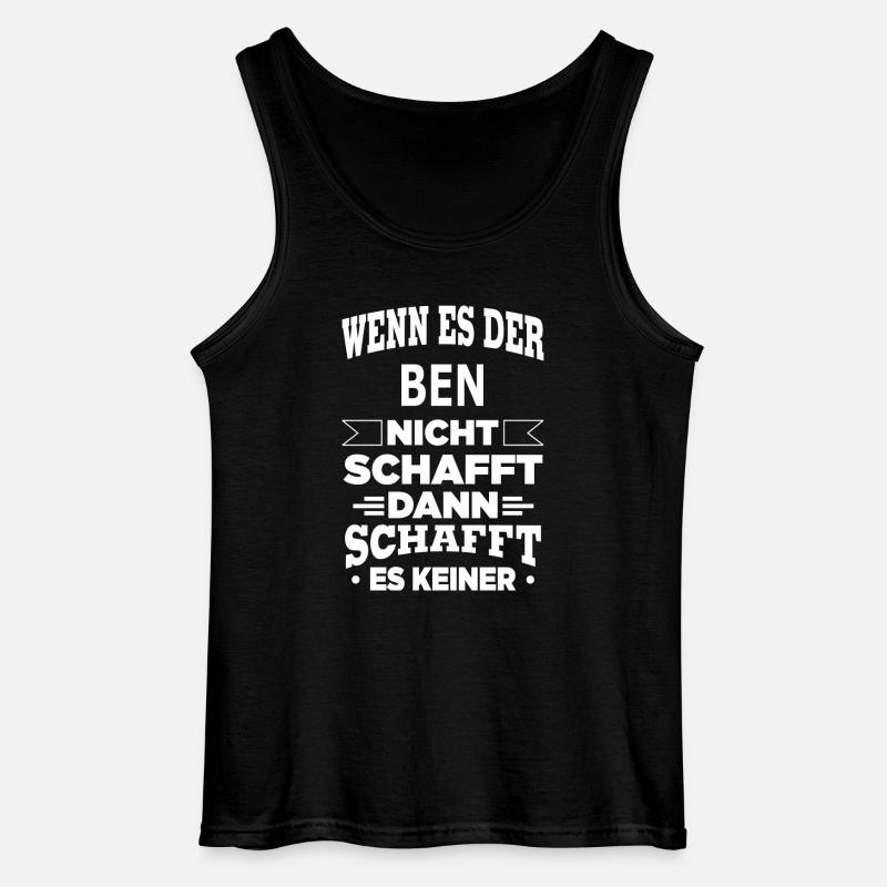 BEN - Gildan Männer Tank Top - Schwarz