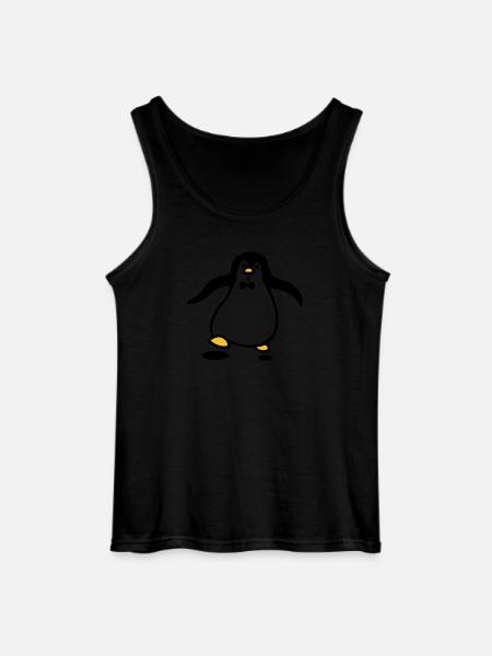 Pinguin - Gildan Männer Tank Top - Schwarz