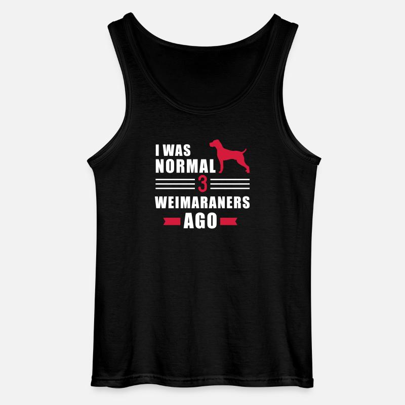 Weimaraner - Gildan Männer Tank Top - Schwarz