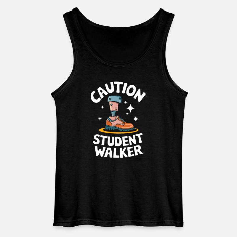 Amputation Behinderung - Gildan Männer Tank Top - Schwarz